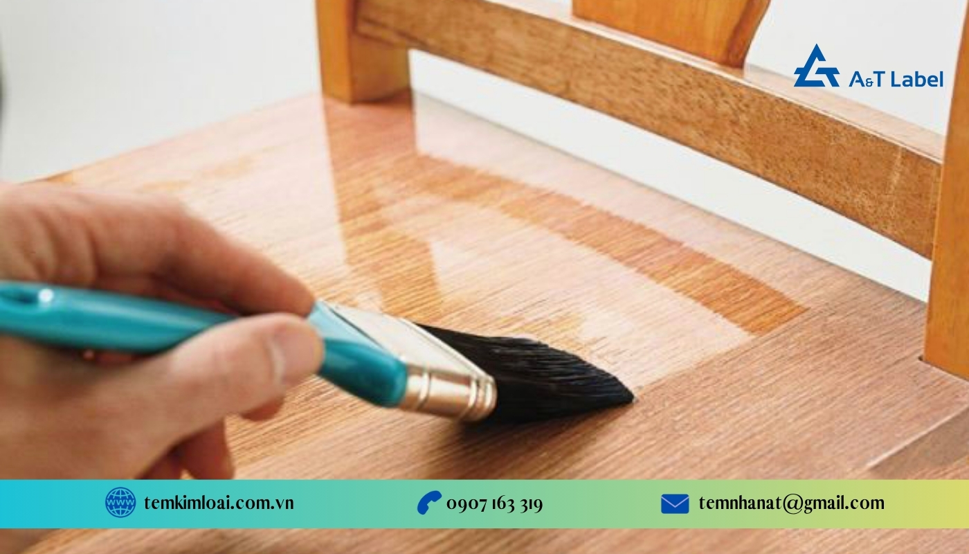 Sơn bóng 2K giúp sản phẩm chống ố vàng