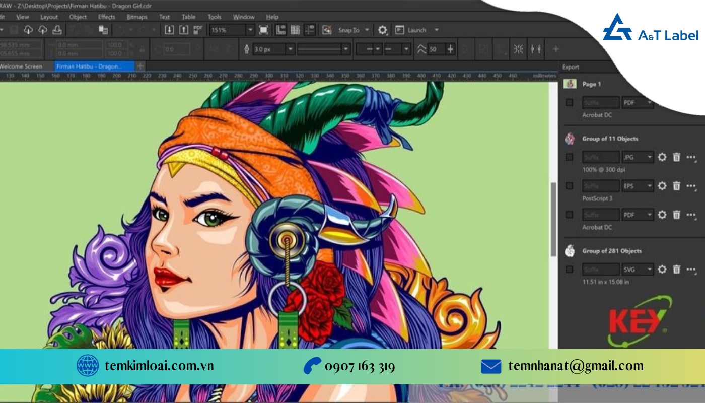 TOP 9 phần mềm thiết kế tem nhãn sản phẩm miễn phí, nhanh chóng 6 CorelDraw phù hợp cho các thiết kế 2D,3D