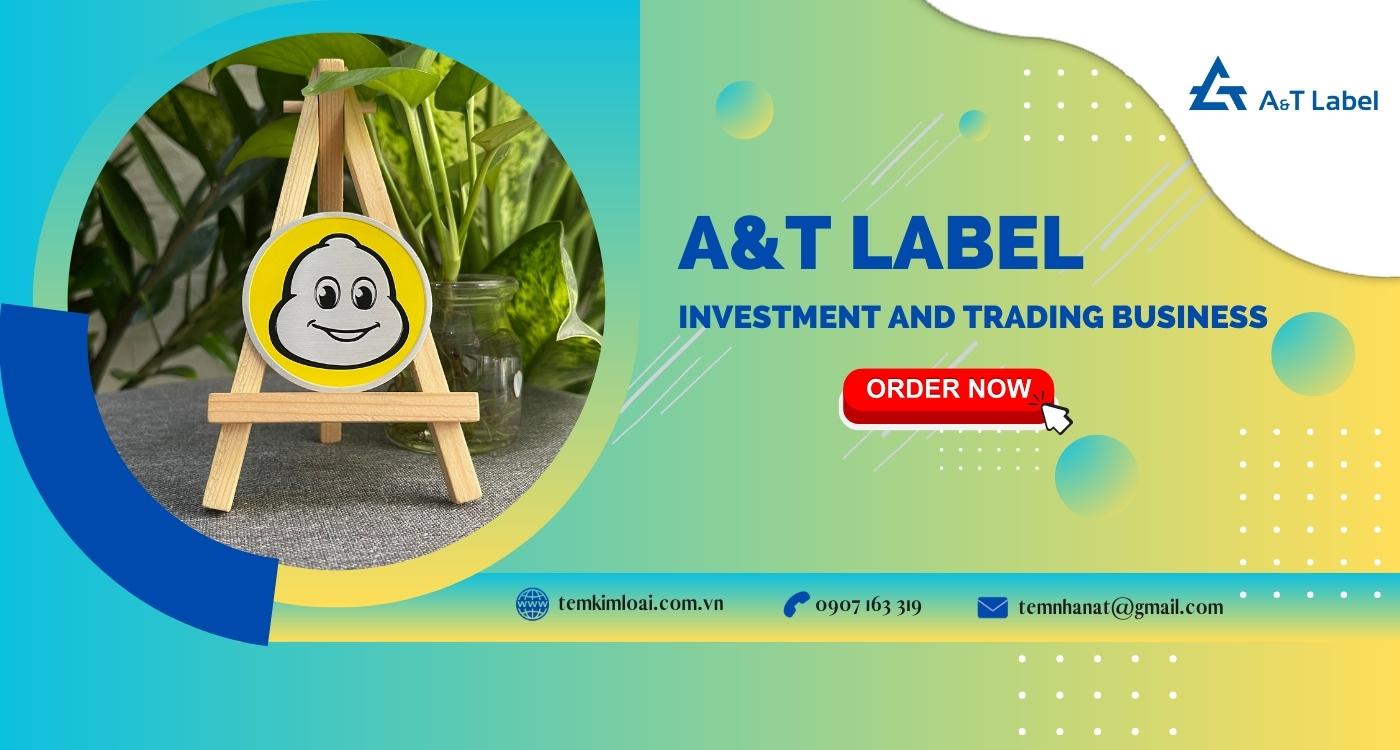 A&T Label dịch vụ in tem kim loại đúc nổi giá rẻ