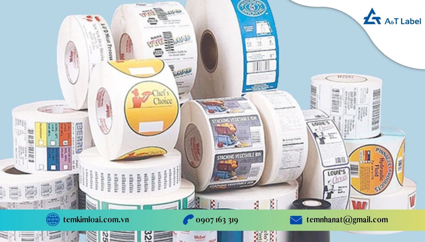 Tem nhãn từ chất liệu giấy