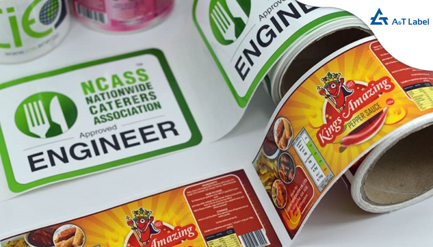 Giấy in decal dán là loại giấy tự dính, có một lớp keo ở phía sau