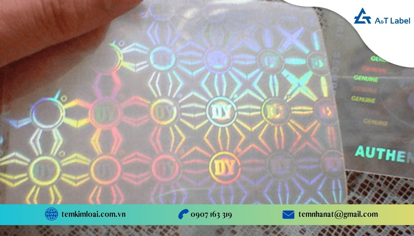 Mẫu chống giả dạng thông màu