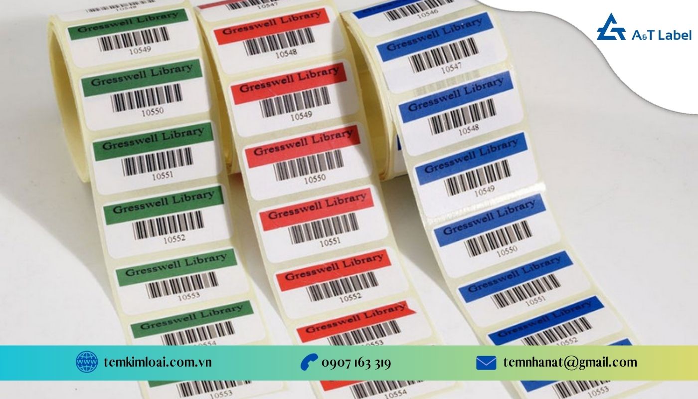 lĩnh vực thường sử dụng tem barcode