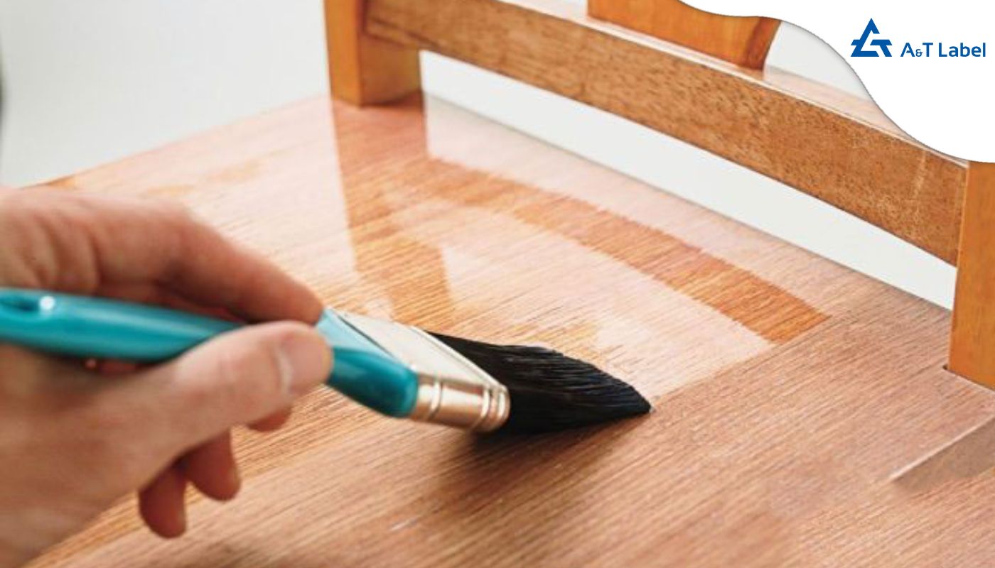 Sơn bóng 2k cho gỗ giúp tạo ra một lớp phủ sáng bóng