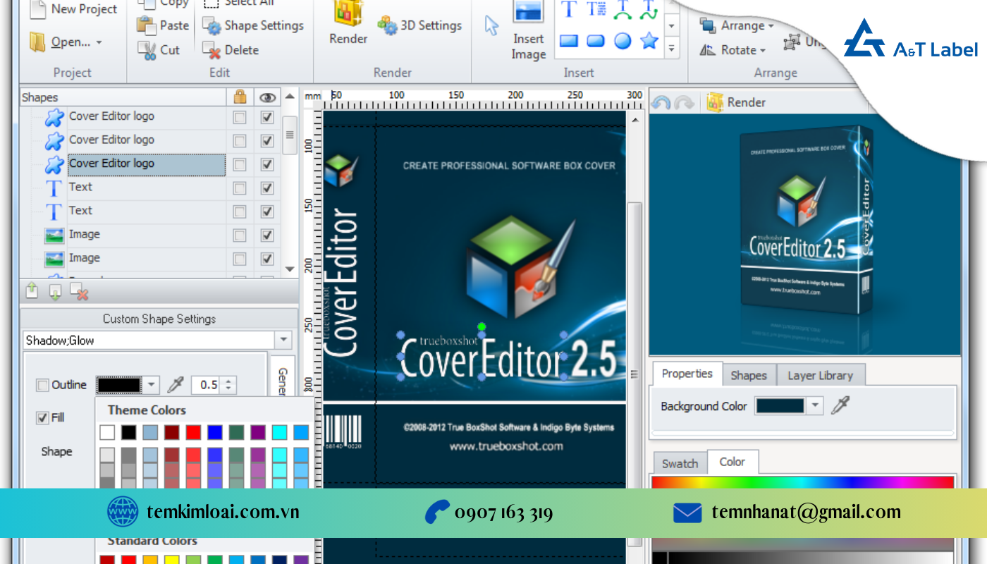 TOP 9 phần mềm thiết kế tem nhãn sản phẩm miễn phí, nhanh chóng 7 TBS Cover Editor hỗ trợ xuất file dưới nhiều định dạng