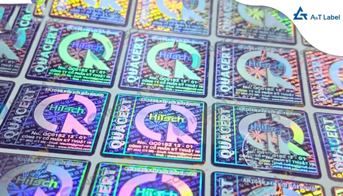 Tem nhãn 7 màu đa dạng về kích thước nên phù hợp nhiều sản phẩm