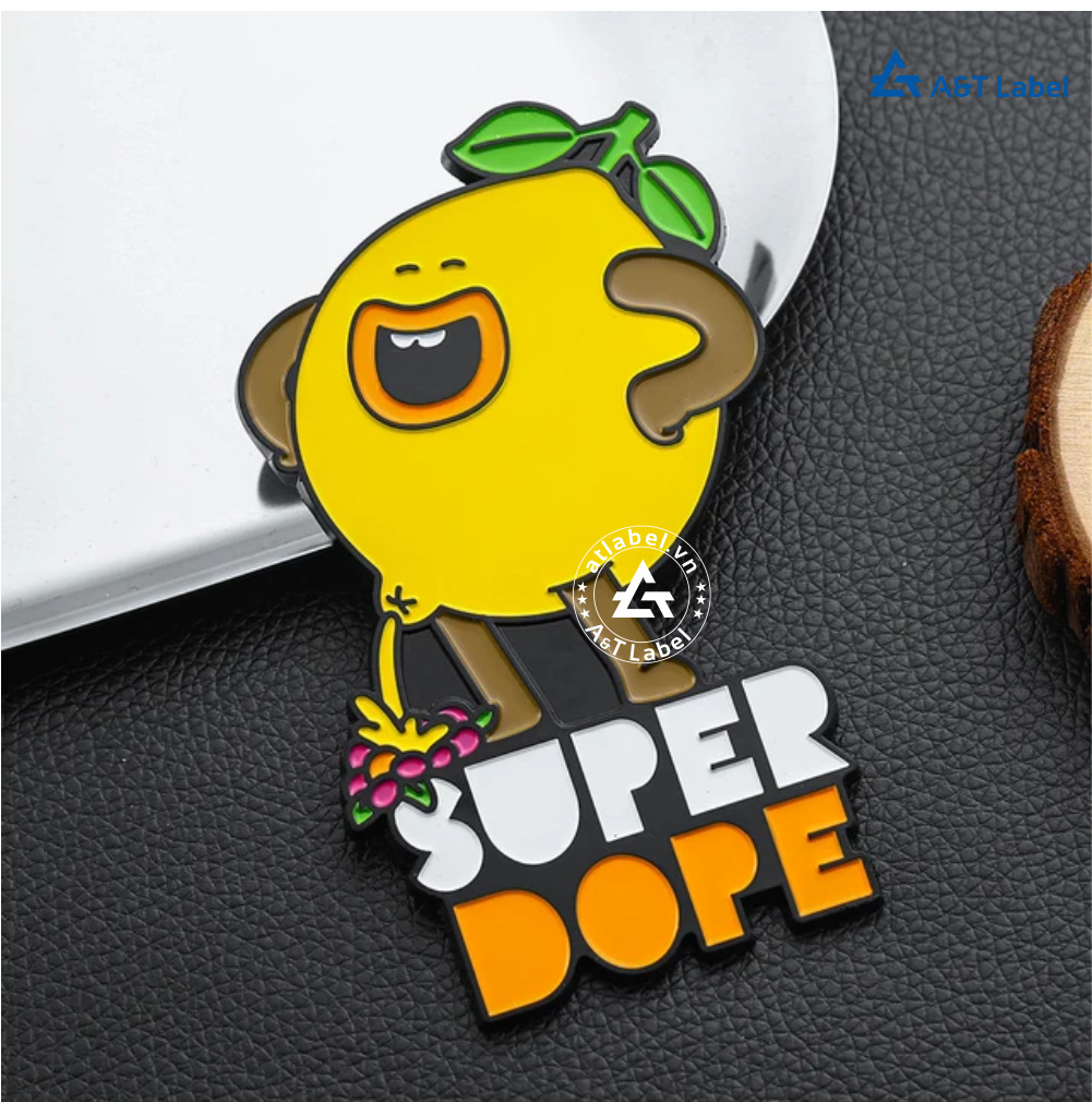 Mẫu tem hợp kim nhiều màu sắc kết hợp