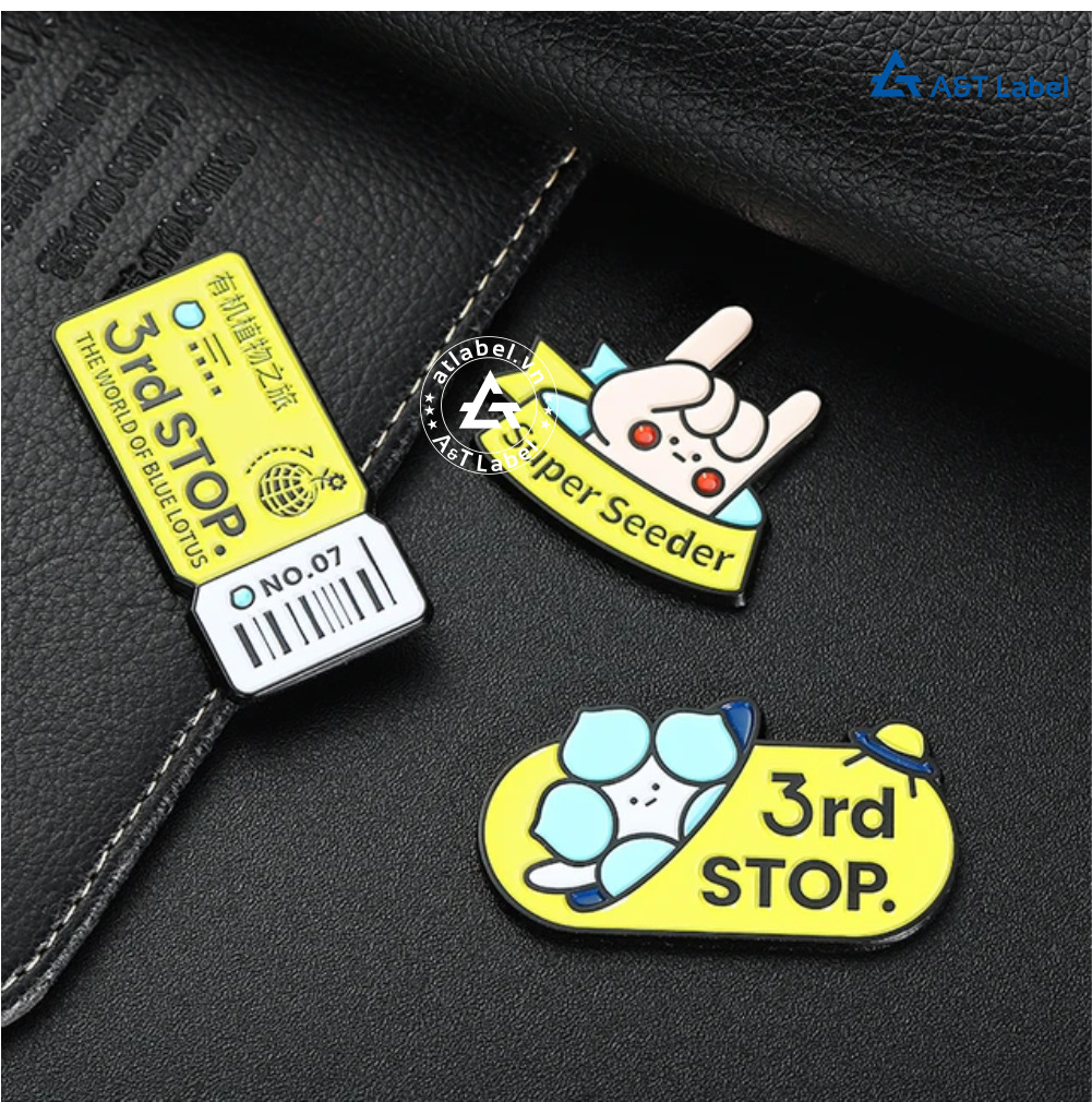 Mẫu tem với hình dáng thiết kế độc đáo