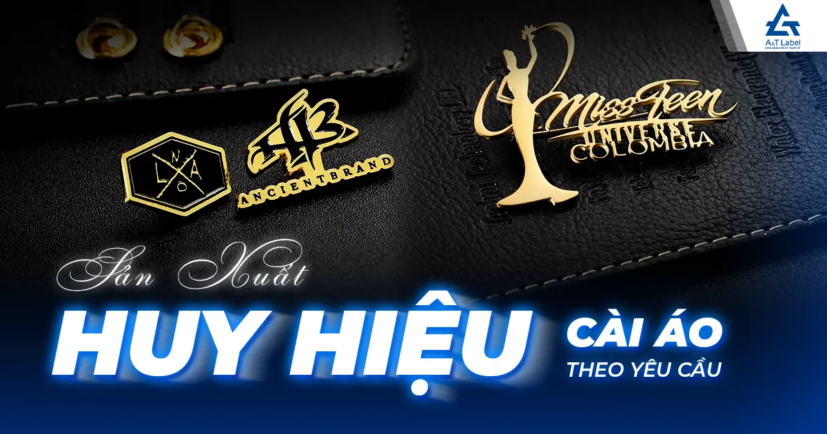 Huy hiệu cài áo thiết kế theo yêu cầu