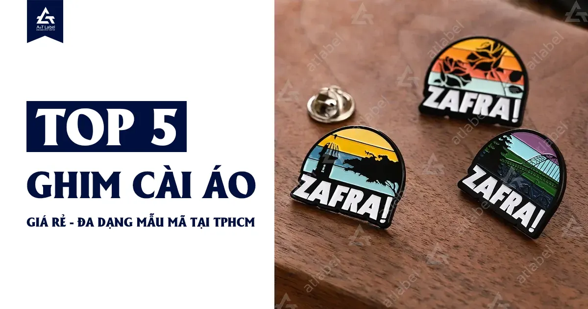 Ghim cài áo thiết kế theo yêu cầu